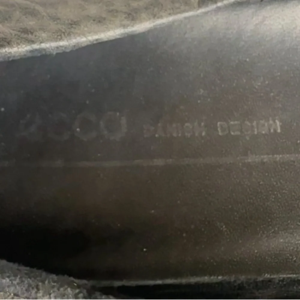 ECCO‎ Womens size Black Leather Pointed Toe Flats